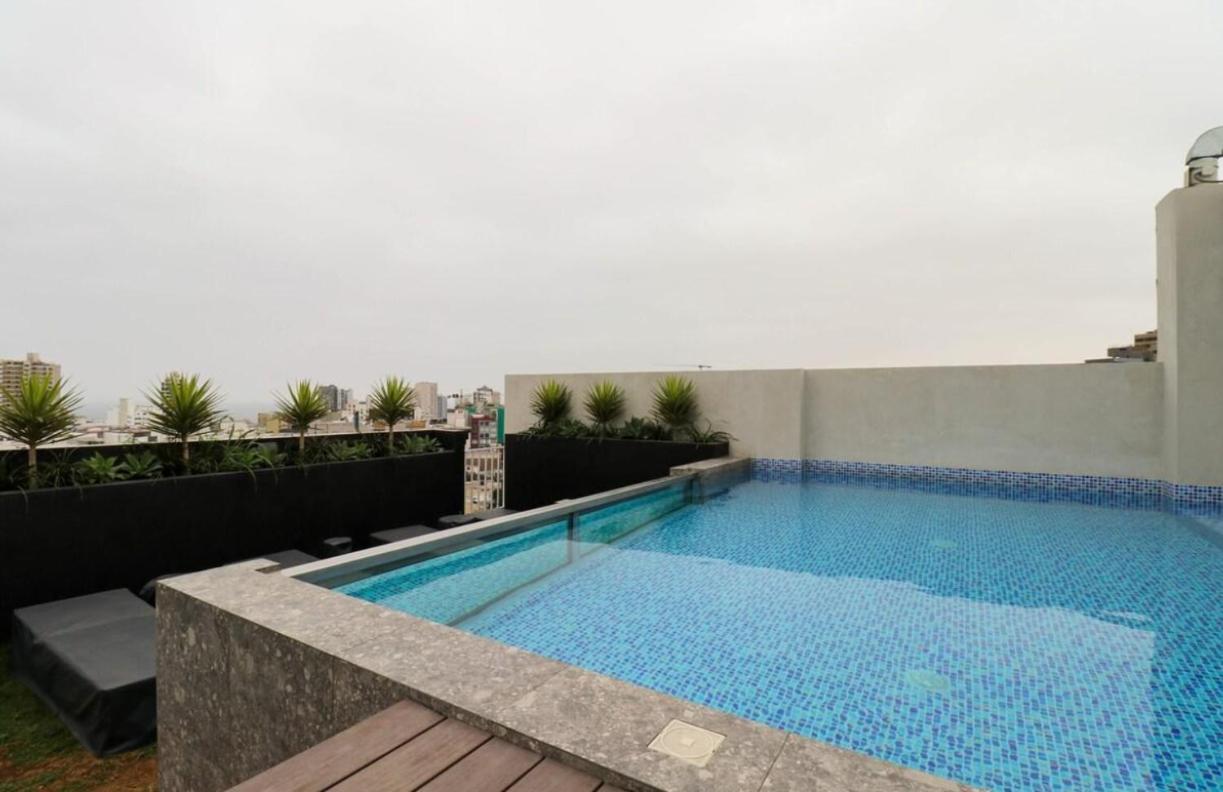 Exclusivo Y Moderno Depa En Miraflores Vista Al Mar Y A La Ciudad Amoblado Apartments リマ エクステリア 写真