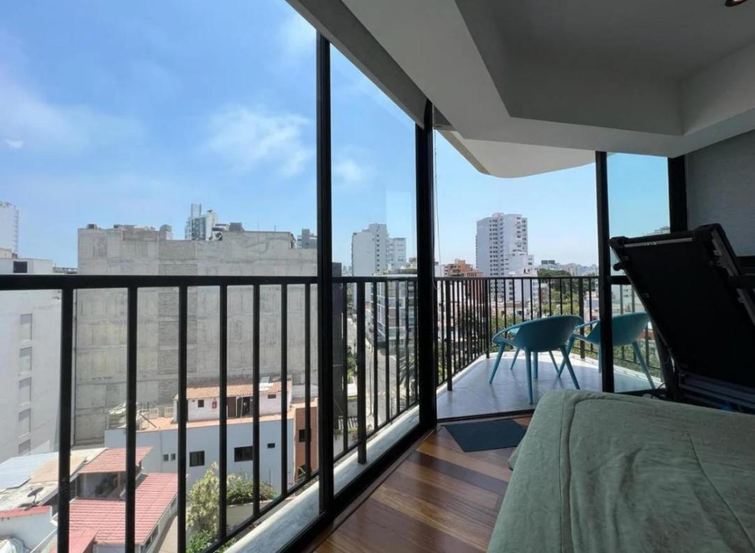 Exclusivo Y Moderno Depa En Miraflores Vista Al Mar Y A La Ciudad Amoblado Apartments リマ エクステリア 写真
