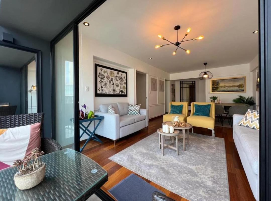 Exclusivo Y Moderno Depa En Miraflores Vista Al Mar Y A La Ciudad Amoblado Apartments リマ エクステリア 写真