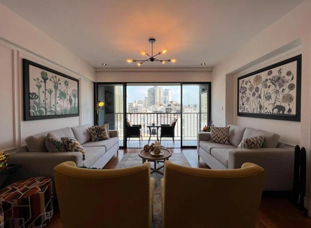Exclusivo Y Moderno Depa En Miraflores Vista Al Mar Y A La Ciudad Amoblado Apartments リマ エクステリア 写真